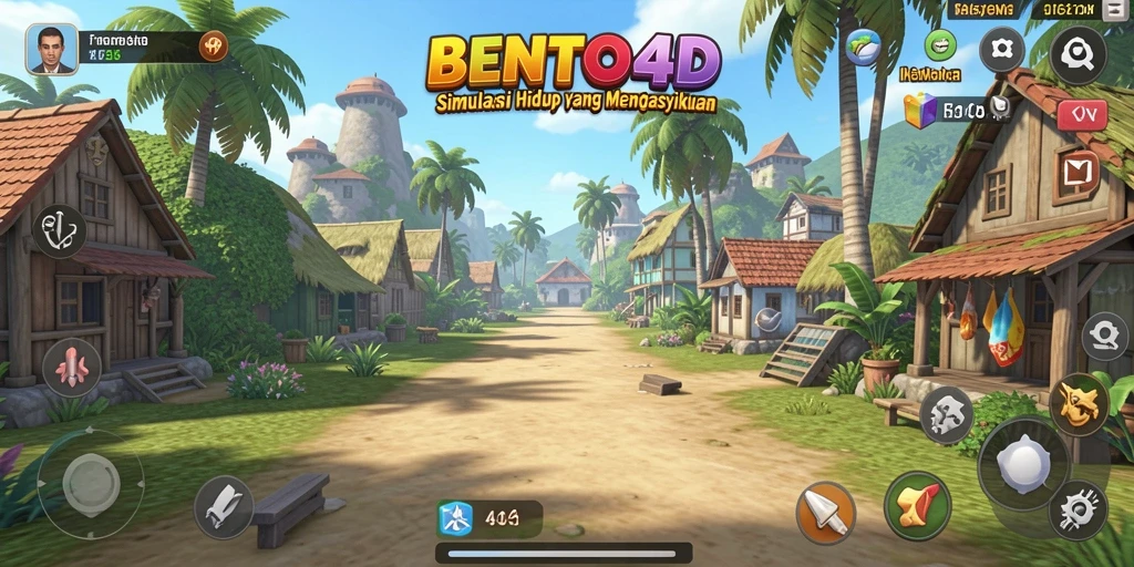 Screenshot BENTO4D menunjukkan aksi gameplay simulasi yang menarik.
