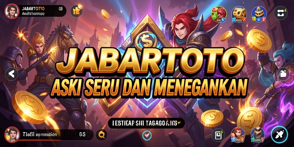 Screenshot aksi mendebarkan dalam gameplay JABARTOTO.