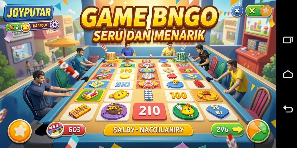 Tampilan gameplay Bingo yang seru dan interaktif di JOYPUTAR.