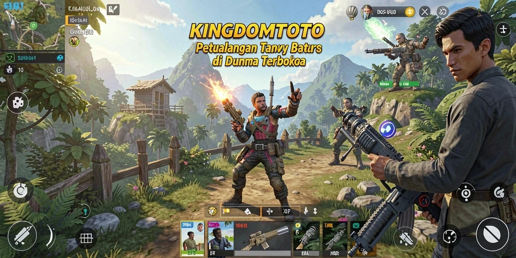 Tangkapan layar gameplay KINGDOMTOTO menunjukkan petualangan seru di dunia terbuka.