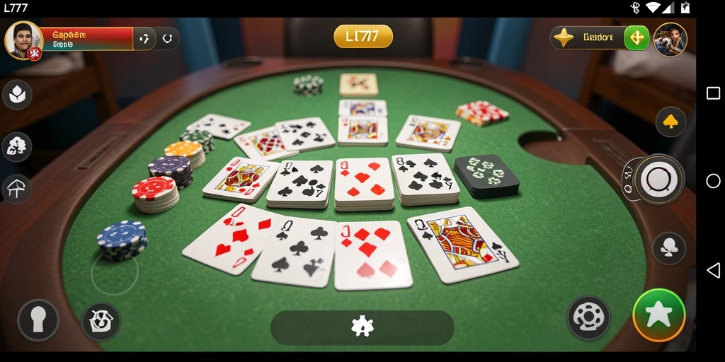 Tampilan gameplay L777 yang mengasyikkan dalam permainan Gaple.